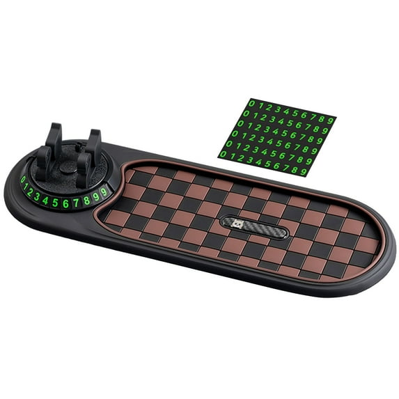 Multifunction Car Anti-Slip Mat with Auto Phone Holder, 360° Spin Dash Board Accessories, High Viscosity Non-Slip Grip Pad