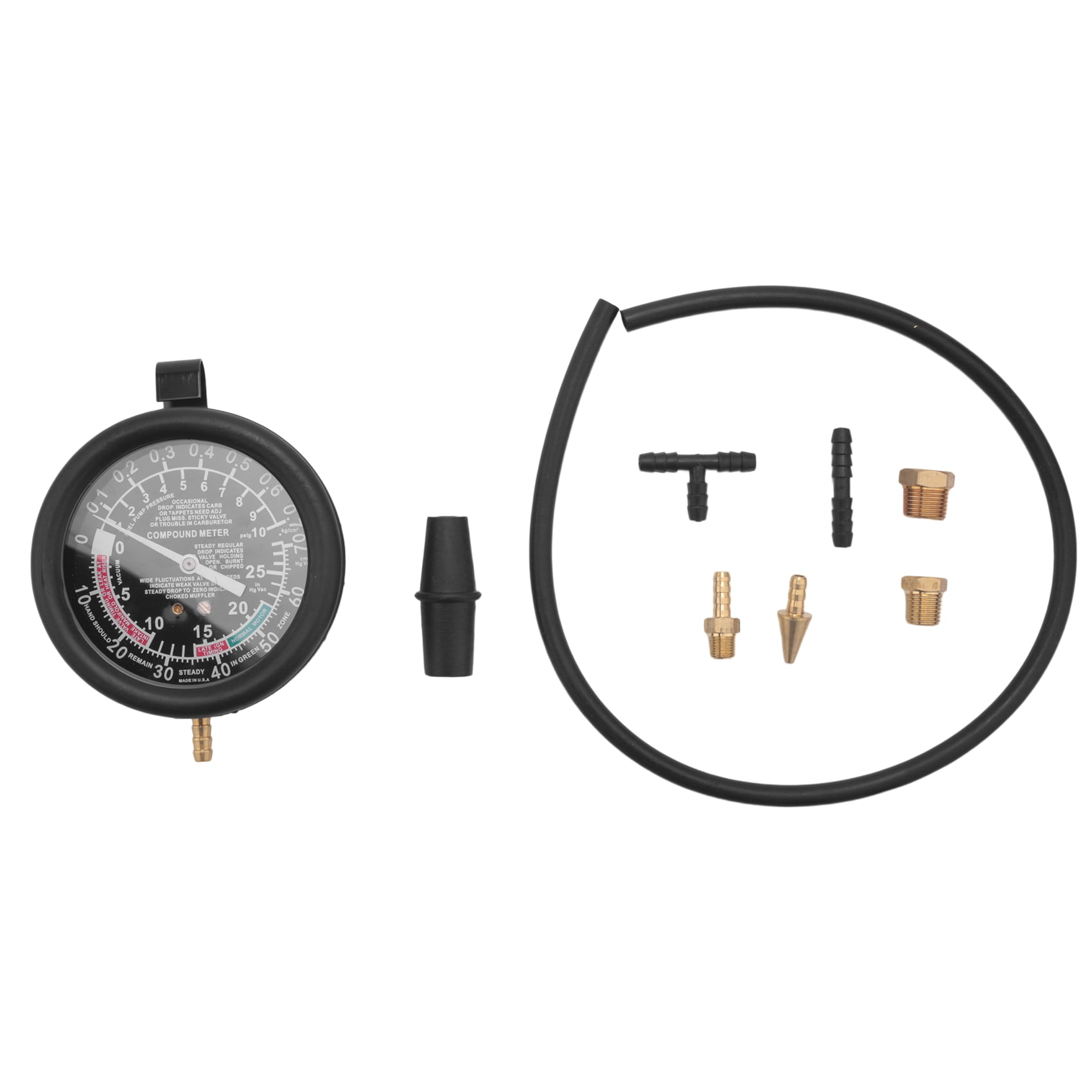 Multifunction Car Engine Vacuum Pressure Gauge Meter For Fuel System