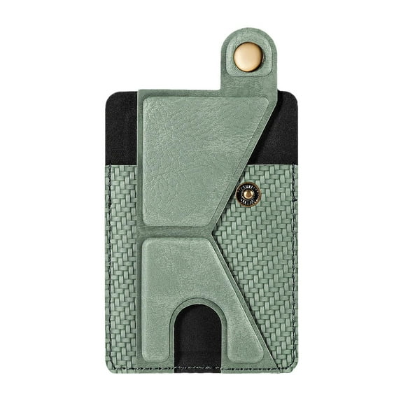 Multifunction Cell Phone Card Holder Folding Stand Universal Adhesive Mobile Phone Wallets Stick On Portable Card Clip Bracket