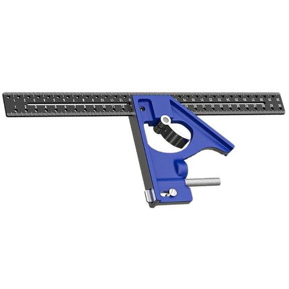 Multifunction Combination Square Rulers with Drill Holes & Accuracy Alignment Tool