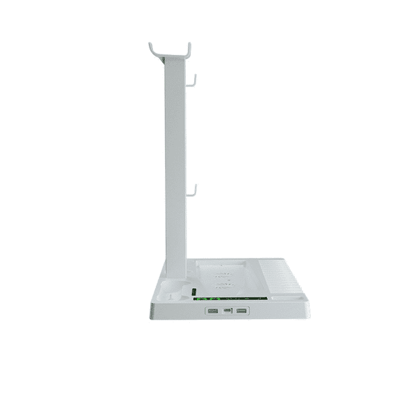 Multifunction Cooling Stand for PlayStation 5 Disc Edition Console, Vertical Stand, White