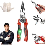 Multifunction Digital Electrician Pliers , 25-in-1 Wire Stripper with Voltage Tester, Professional Electrician Pliers for Electrical Work, Home Repairs,1 pc
