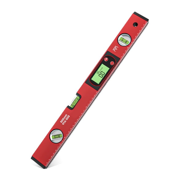 Multifunction Digital Leveling Ruler 1-90°Horizontal Vertical Measurement Easy Read Display for Various Applications