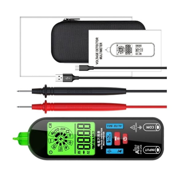 Multifunction Digital Multimete True RMS Handheld High Precisions Tester NCV Votage Not-Contact Resistance