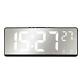 thumbnail image 1 of Multifunction Digital Wall Clock with Temperature and Humidity Display, Silent Silent Electronic Clock for Living Room Home Decor with Wake-Up Clap Function and Modern Design, 1 of 5