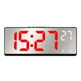 thumbnail image 1 of Multifunction Digital Wall Clock with Temperature and Humidity Display, Silent Silent Electronic Clock for Living Room Home Decor with Wake-Up Clap Function and Modern Design, 1 of 5