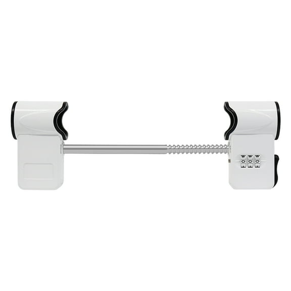 Multifunction Double Door Security Lock with personalizes 3 Digit Code Metal Double Door Lock Simple Installation for House