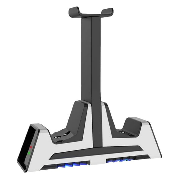 Multifunction Dual Controller Charger Holder Dock Base Built-in Headset Stand for PS5, PS4, Switch Pro, Xbox Series