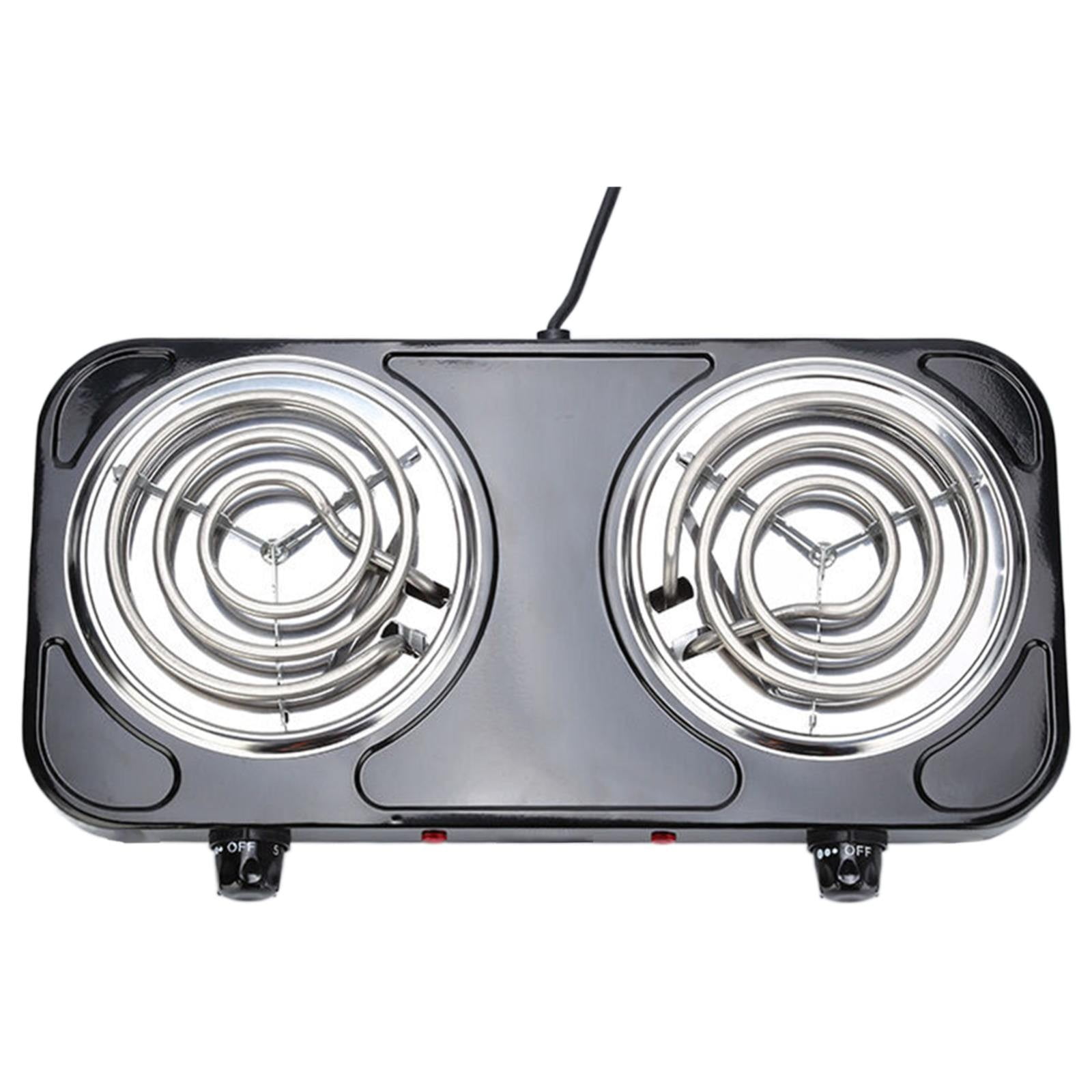 Multifunction Electric Double Burner 2000W White