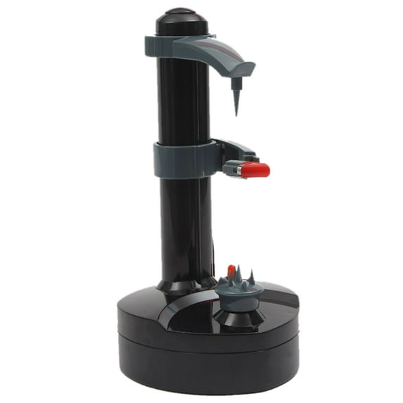Multifunction Electric Peeler for Fruit Automatic Stainless Steel for Apple Peeler Kitchen Potato Cutter Machine-Black
