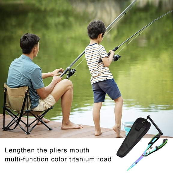 Multifunction Fishing Pliers Tungsten Steel Ergonomic Handle Ring Opener PE Line Cutter Hooks Remover Crimping Pliers Fishing Accessories
