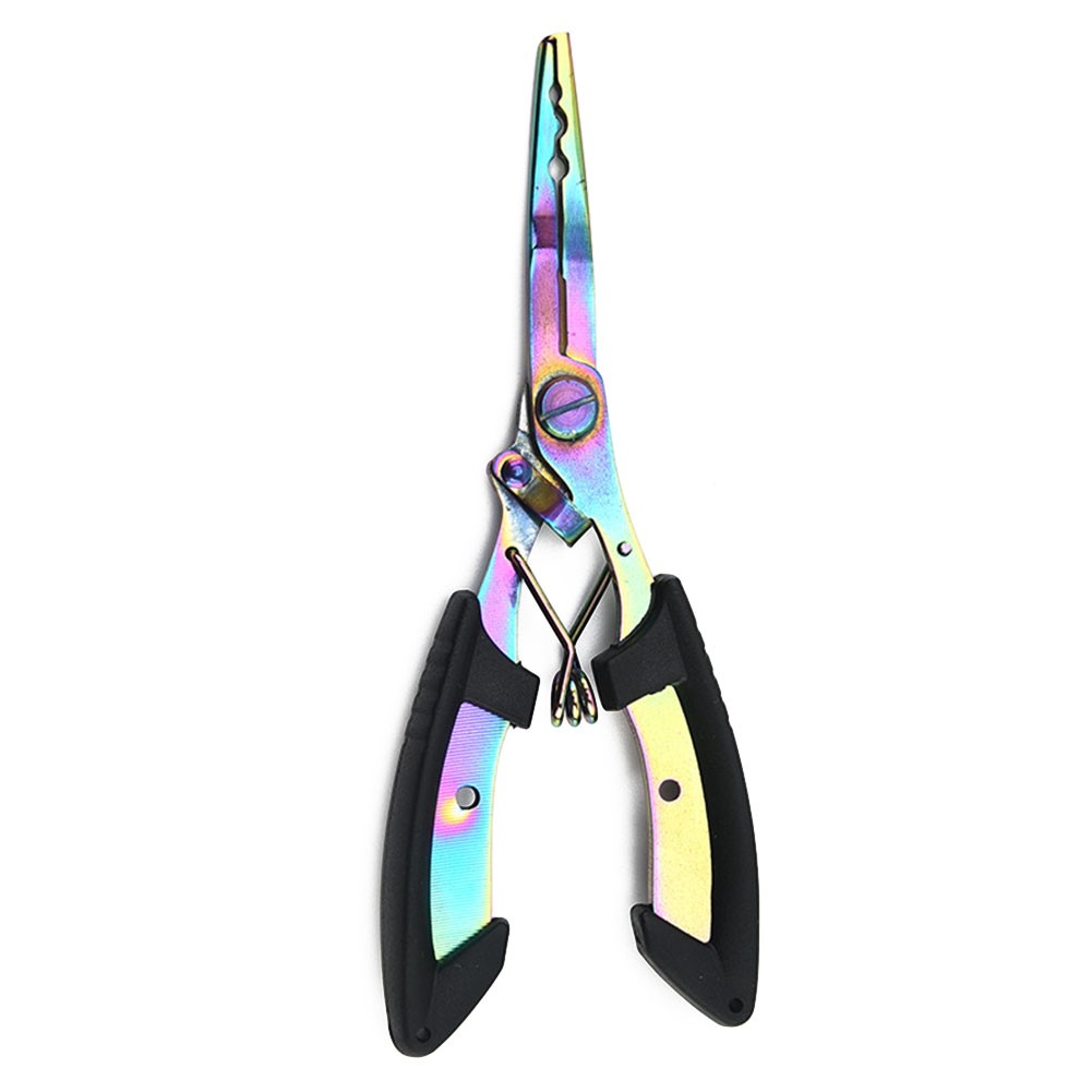 Multifunction Fishing Pliers with NonSlip Handle Hook Remover Spring