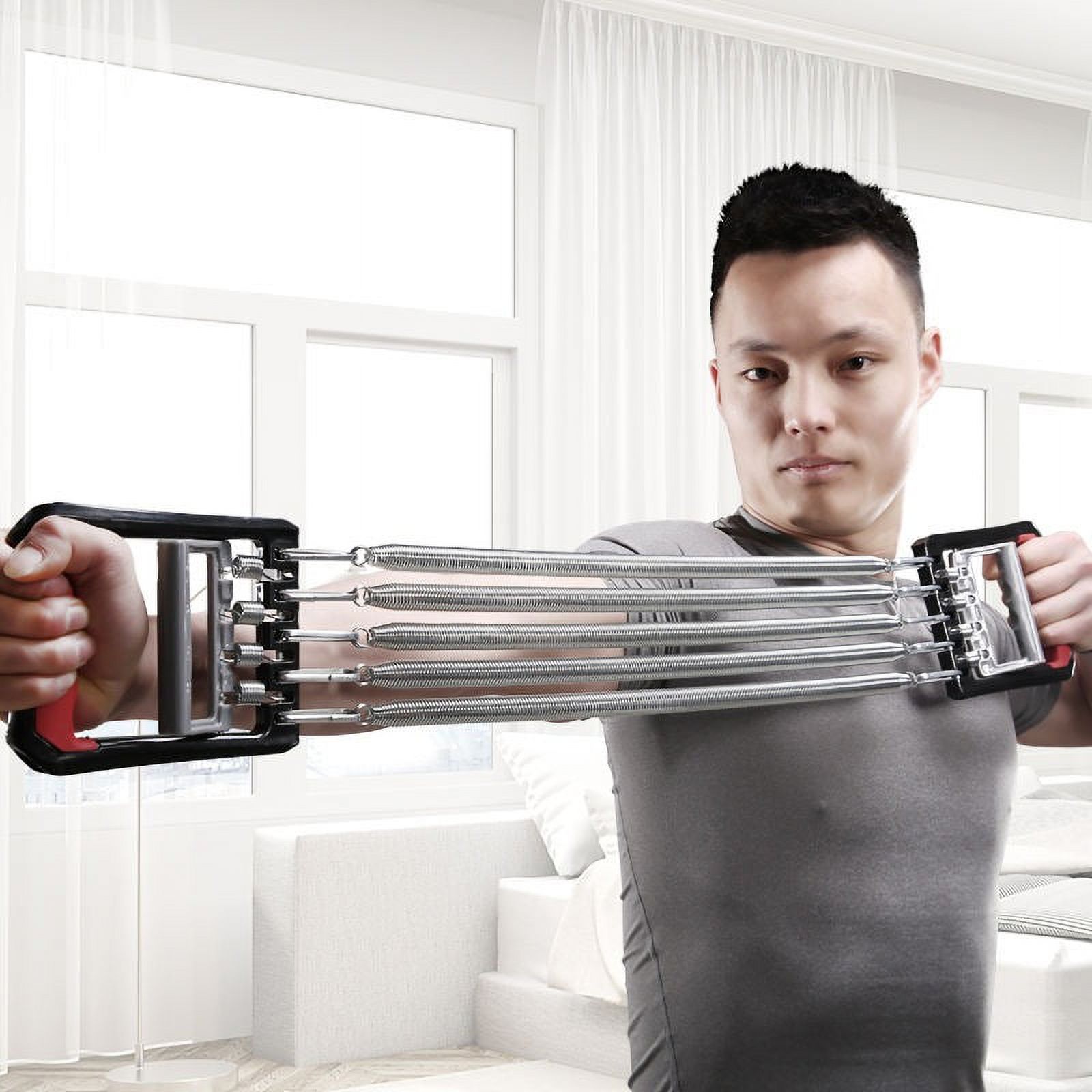 Multifunction Fitness Equipment Finger Exerciser 5 in 1 Spring Chest