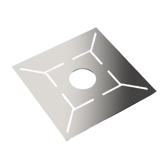 Multifunction Floor Drain Ruler Measuring Tool Stainless Steel Triangle Ruler Measuring Tool