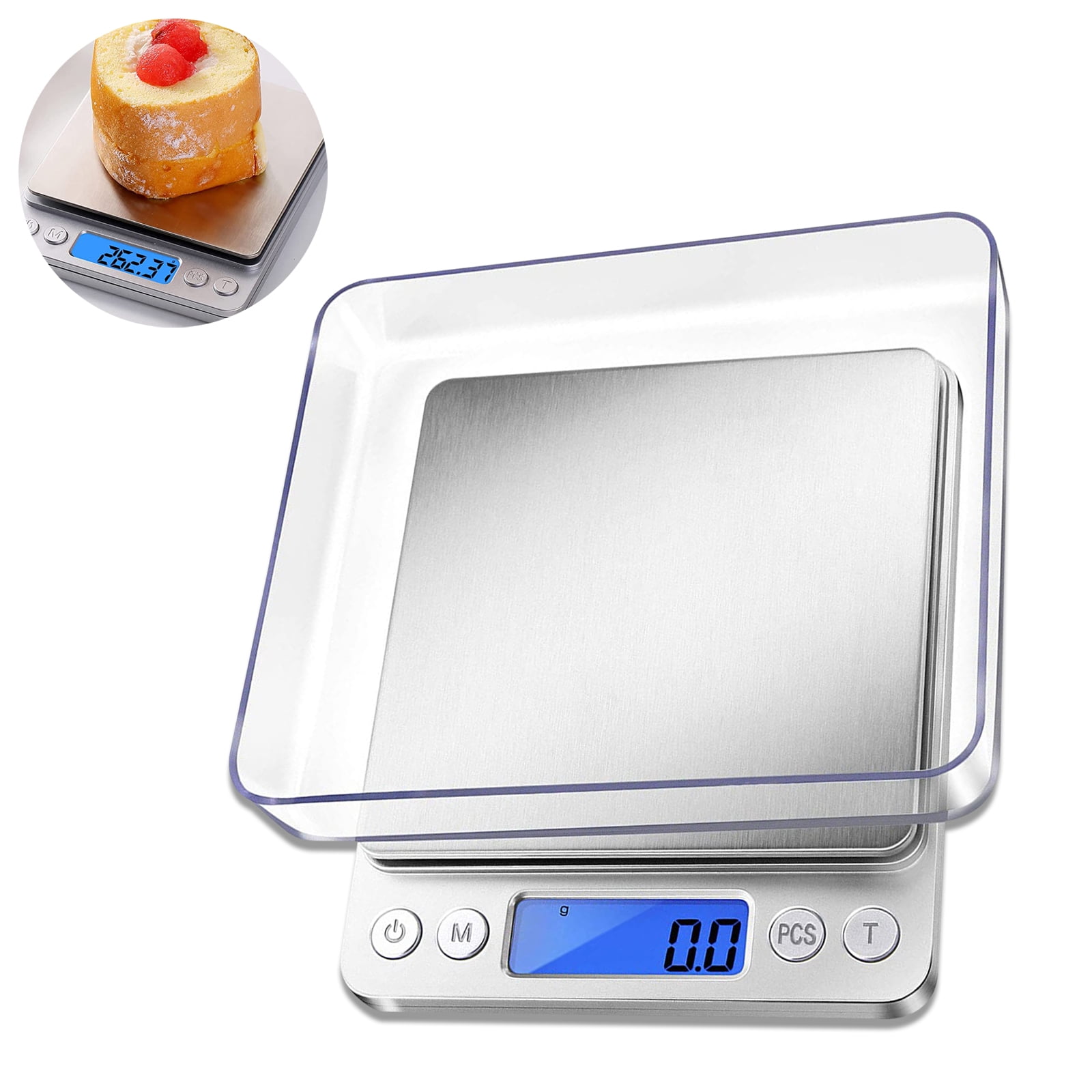 Multifunction Food Meat Scale with LCD Display (Batteries Not
