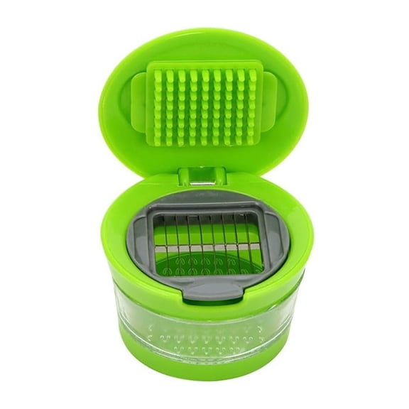 Multifunction Garlic Presser Crusher Slicer Grater Slicing And Storage Kitchen Vegetable Tool : Gifthub Minced Garlic compatible with Machine Garlic Stainless Steel Roller Garlic Garlic Peeler