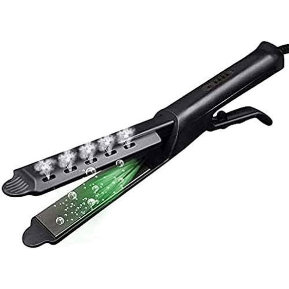 Multifunction Hair Straightener and Curler with Adjustable Temperature Suitable for All Hair Types Makes Hair Shiny and Silky Heats Up Fast, 2 in 1 Hair Straighteners Ceramic Curling Iron