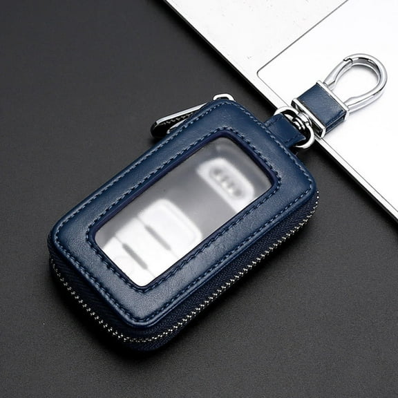 Multifunction Key Holder Bag Leather Case Ring Wallet Car Zipper Pouch Keychain