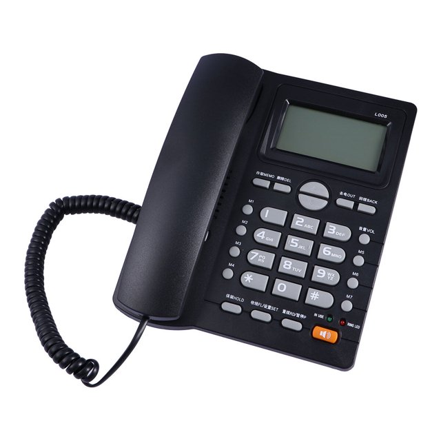 Multifunction Landline Telephone Simple Double Nip Caller