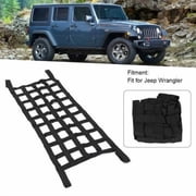 Multifunction Mesh Cargo Net Auto Roof Net Hammock for Jeep Wrangler TJ JK JL