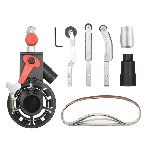 Multifunction Mini DIY Sander Sanding Belt Adapter Bandfile Belt Sander for 115mm 4.5" and 125mm 5" Electric Angle Grinder