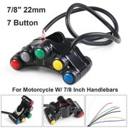 Multifunction Motorcycle Scooter Handlebar Headlight Indicator Switch Controller