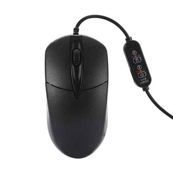 Multifunction Optical 3-Button Wired Gaming Heating Warmer Hands Corded for Left and Right Hands Use