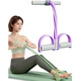 thumbnail image 1 of Multifunction Pedal Resistance Band, Multifunction Elastic Yoga Resistance Band, 6 Tube Pedal Resistance Band with Handle,Natural Rubber Ankle Puller Sit-up Exercise for Abdomen Waist Arm Leg, 1 of 7