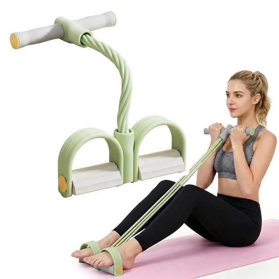 Multifunction Pedal Resistance Band, Pedal Resistance Bands with Handles - 2026 New Elastic Rubber Exercise Band for Full Body Workout, Arm, Leg