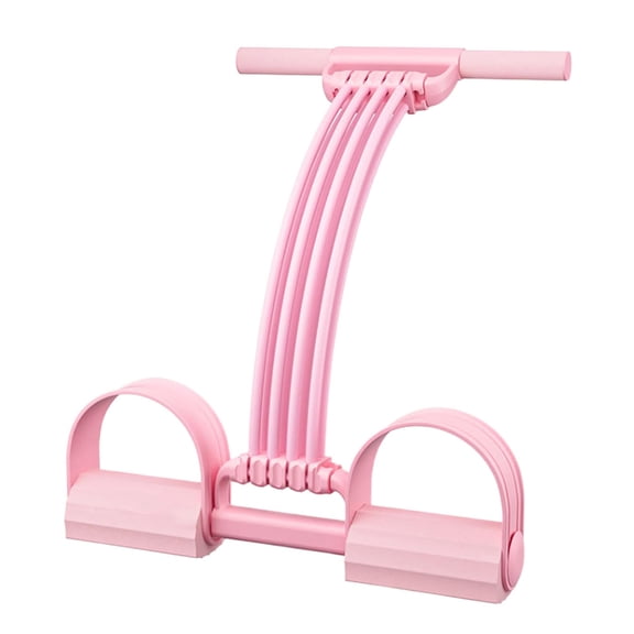 Multifunction Pedal Resistance Band Trainer, Elastic Abdominal Exercise Rope with Handles, Sit-Up Training Equipment for Full Body Workout at Home Gym