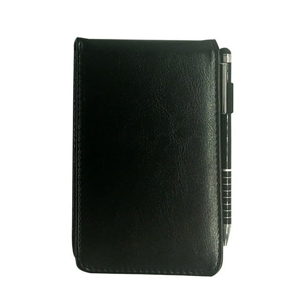 Multifunction Pocket Planners A7 Notebook Pen Small Notepads PU Cover Business Office School Stationery