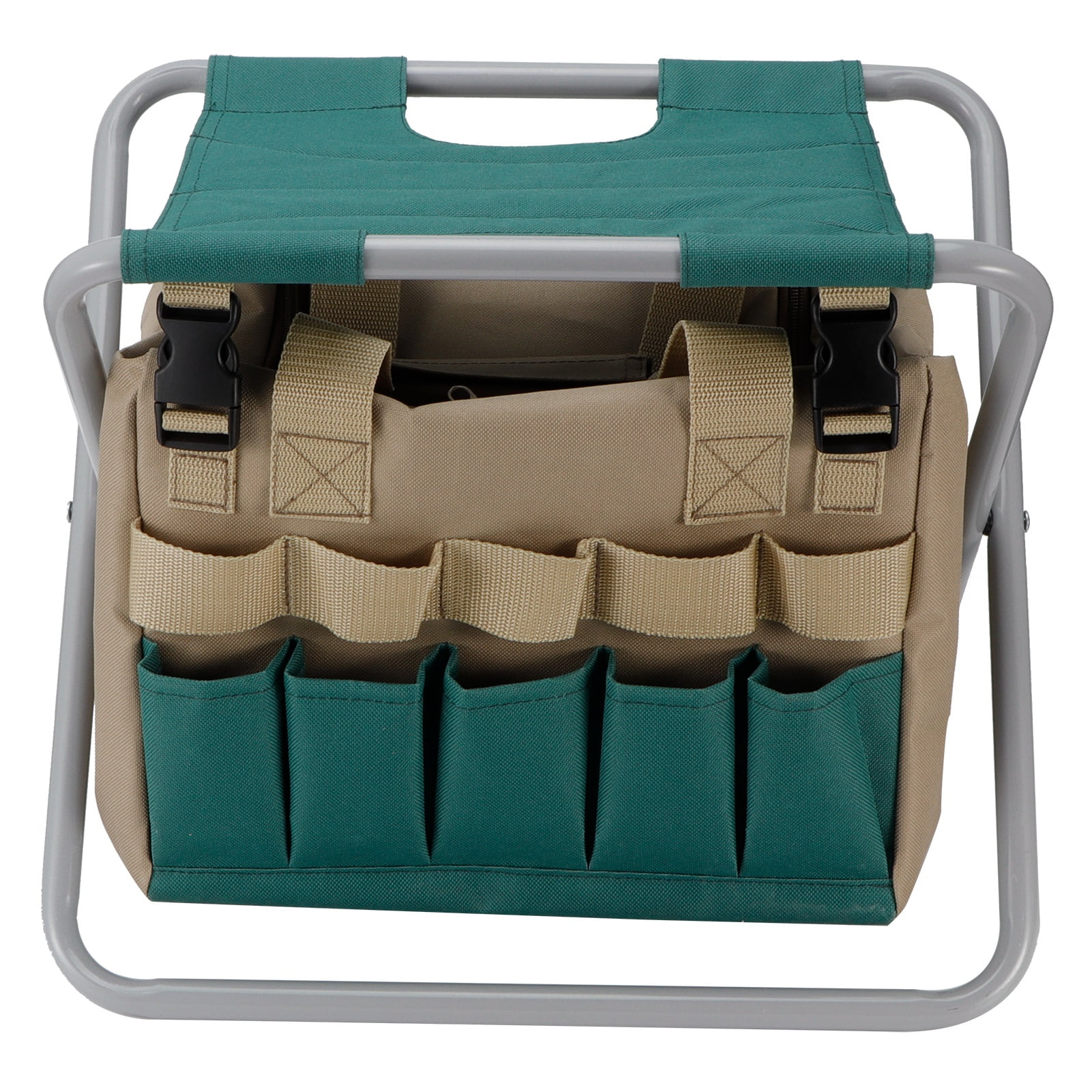 Multifunction Portable Folding Garden Stool Chair with Tool Bag for ...