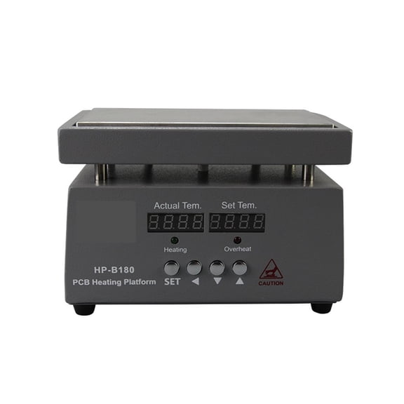 Multifunction Preheating Station 18x10cm Double Digital Display Heating Table Temperature Control Pcb BGA Heating Platform ,Easy Operation