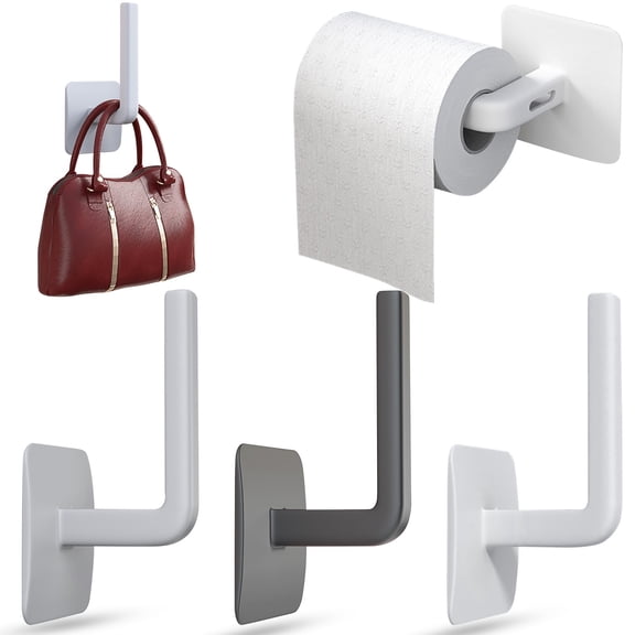 Multifunction Punch-Free Paper Towel Rack Hanging Storage Rack Hookup For Bathroon Kitchen