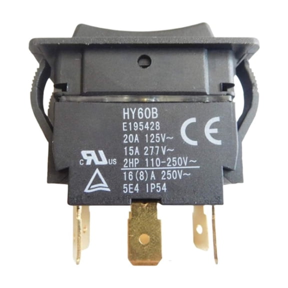 Multifunction Push Button Rock Switches with 6 Connection Multiple Use 6 Pin Rock Switches for Industrial Applications