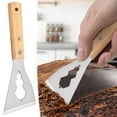 thumbnail image 1 of Multifunction Putty Knife Scraper Tool Stainless Steel | Wooden Handle | Caulk, , Sealant, Nail Puller, Nut Wrench | Heavy-Duty, Easy Clean, Ergonomic | Home & Renovation, 1 of 9