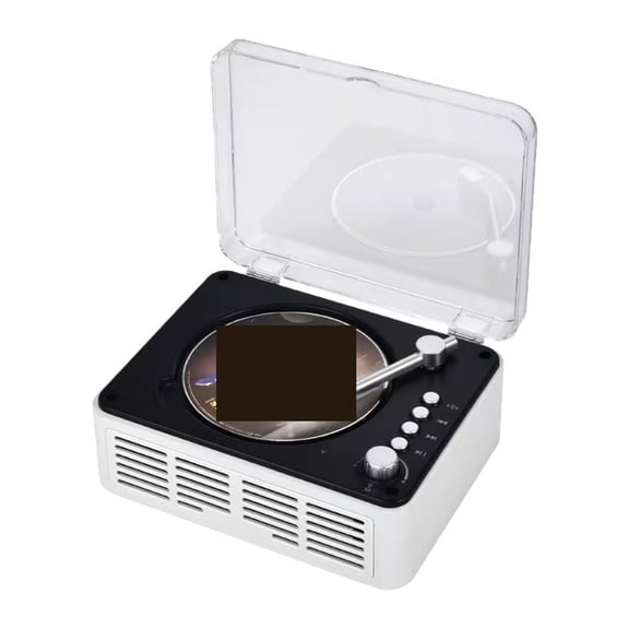 Multifunction Retro CD Player with Bluetooth Speaker and Music Box Ideal for Home Use
