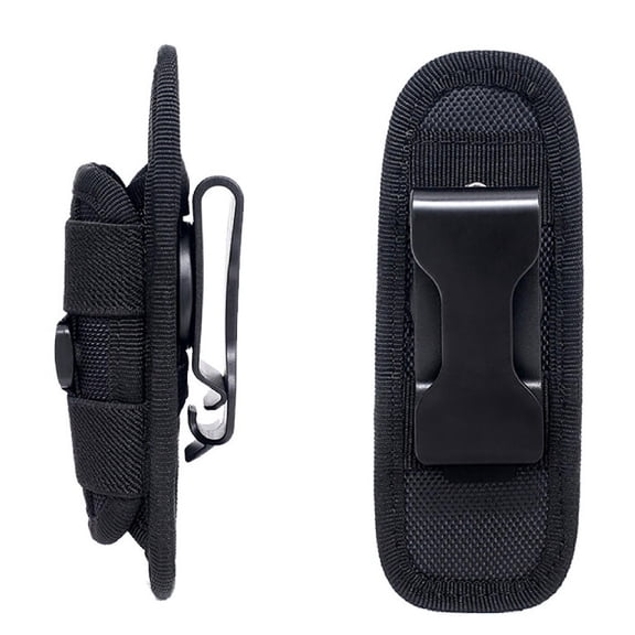 Multifunction Rotatable 360 Degrees Flashlight Pouch Clip Belt Holder Outdoor 15x5.5 cm