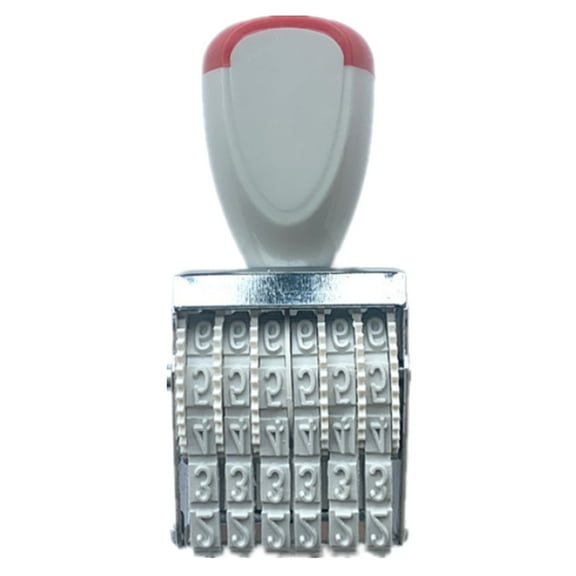 Multifunction Rubber Stamp Rubber Stamp Line Dater 6 Digits or 8 Digits Number Stamp Office Stamp Scrapbooking Stamp
