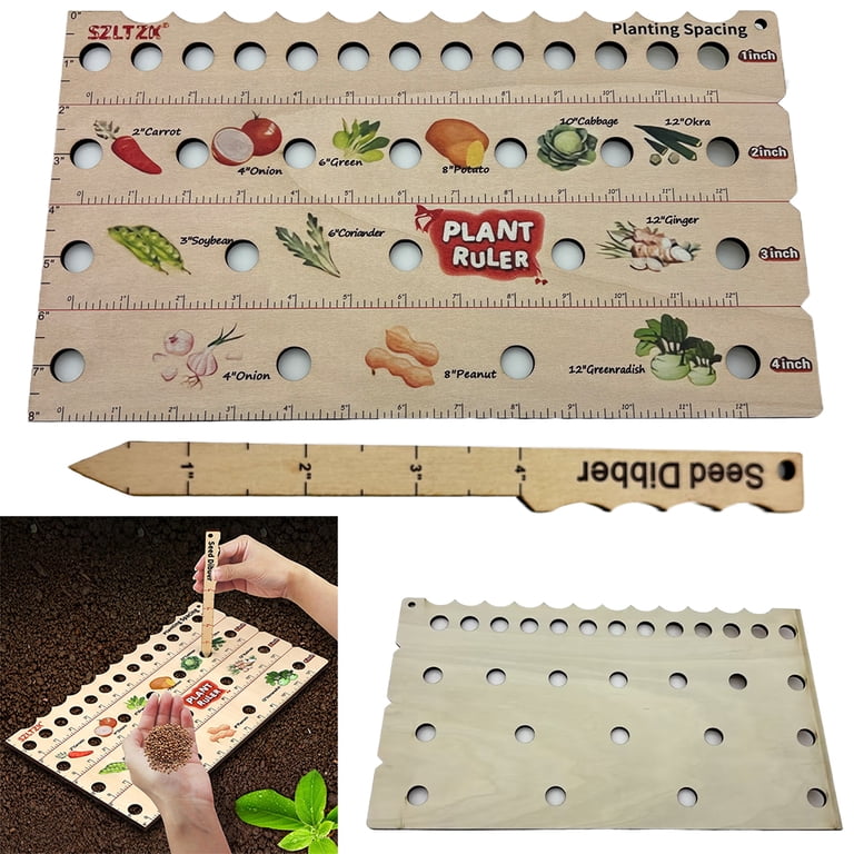 Multifunction Seed Spacing Ruler Seeding Space Tool Seed Planting