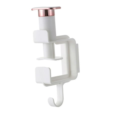 Multifunction Self Adhesive Rack Towel Hook,Waterproof Reusable Bathroom Seamless Hooks,Save Space Washbasin Holder for Washroom Kitchen White