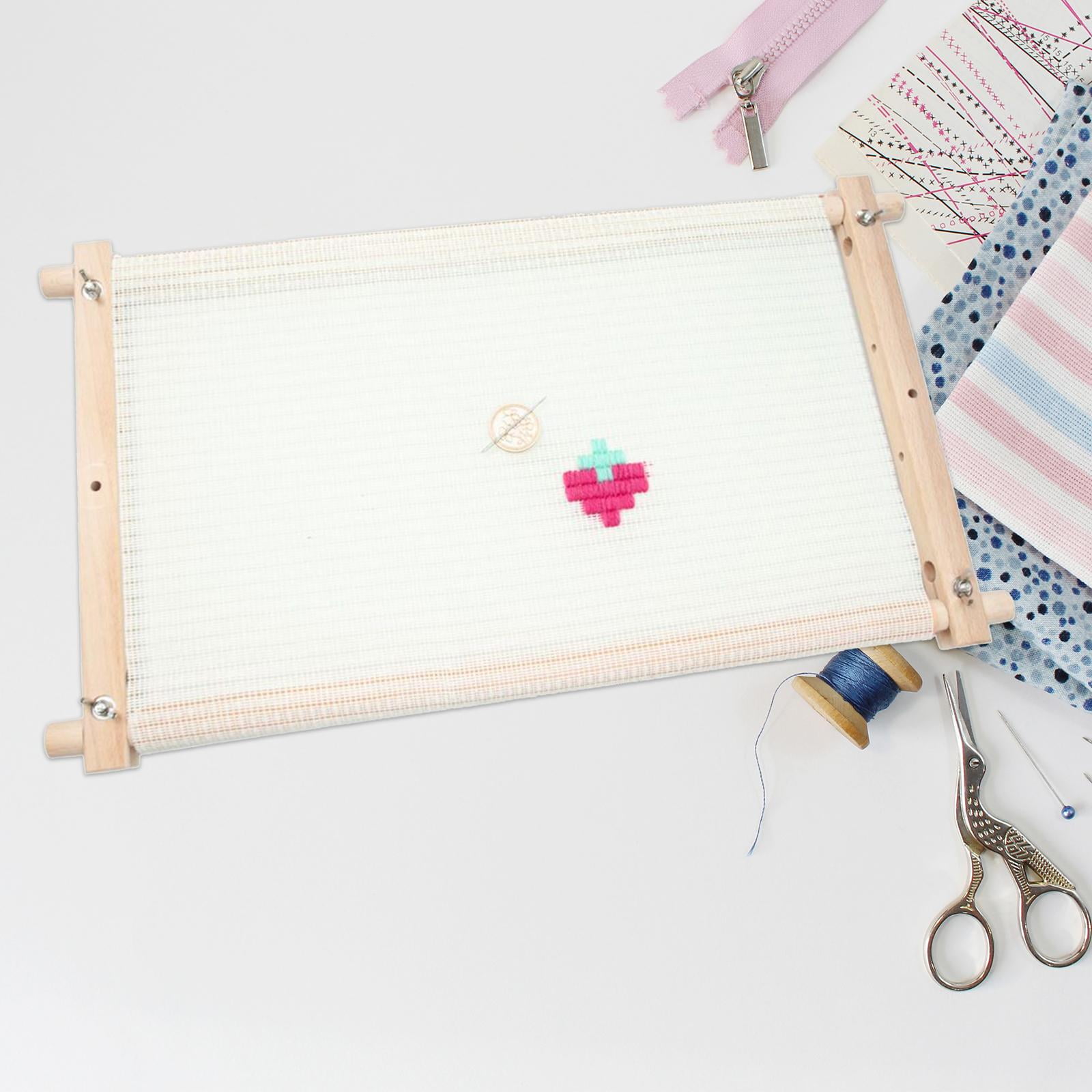 Multifunction Sewing Gadgets Hand Embroidery Hoops DIY Durable Cross Stitch Display Portable Embroidery Tapestry Scroll Holder for Sewing