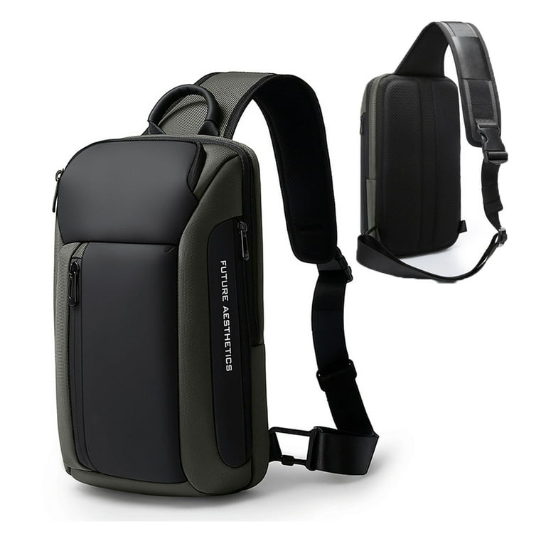 Multifunction Shoulder Sling Bag Travel Messenger Chest Bag Anti theft Oxford Crossbody Bag