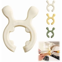 Multifunction Silicone Pot Handle Spatula Rack, 2026 Non- Spoon Holder Stove Organizer Kitchen Gadgets, Steam Releaser,Utensil Anti Scalding Pot Clip for Cooking Accessories