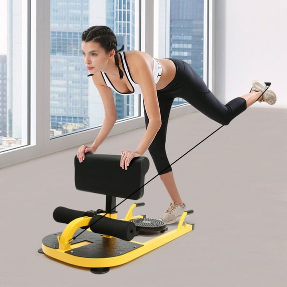 Ab Trainer Multifunction Squat Machine Deep Sissy Squat Home Gym Stretching Set