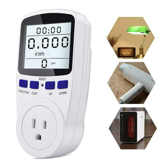 Multifunction Smart Electric Energy Metering Socket Power Voltage Meter 100-240V