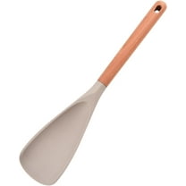 Multifunction Spatula Cooking Spoon, Multi Function Spatula Spoon, Silicone Cooking for Kitchen, 2 in 1 Multi Function Spoon, For Cook and Serving (Khaki, S)