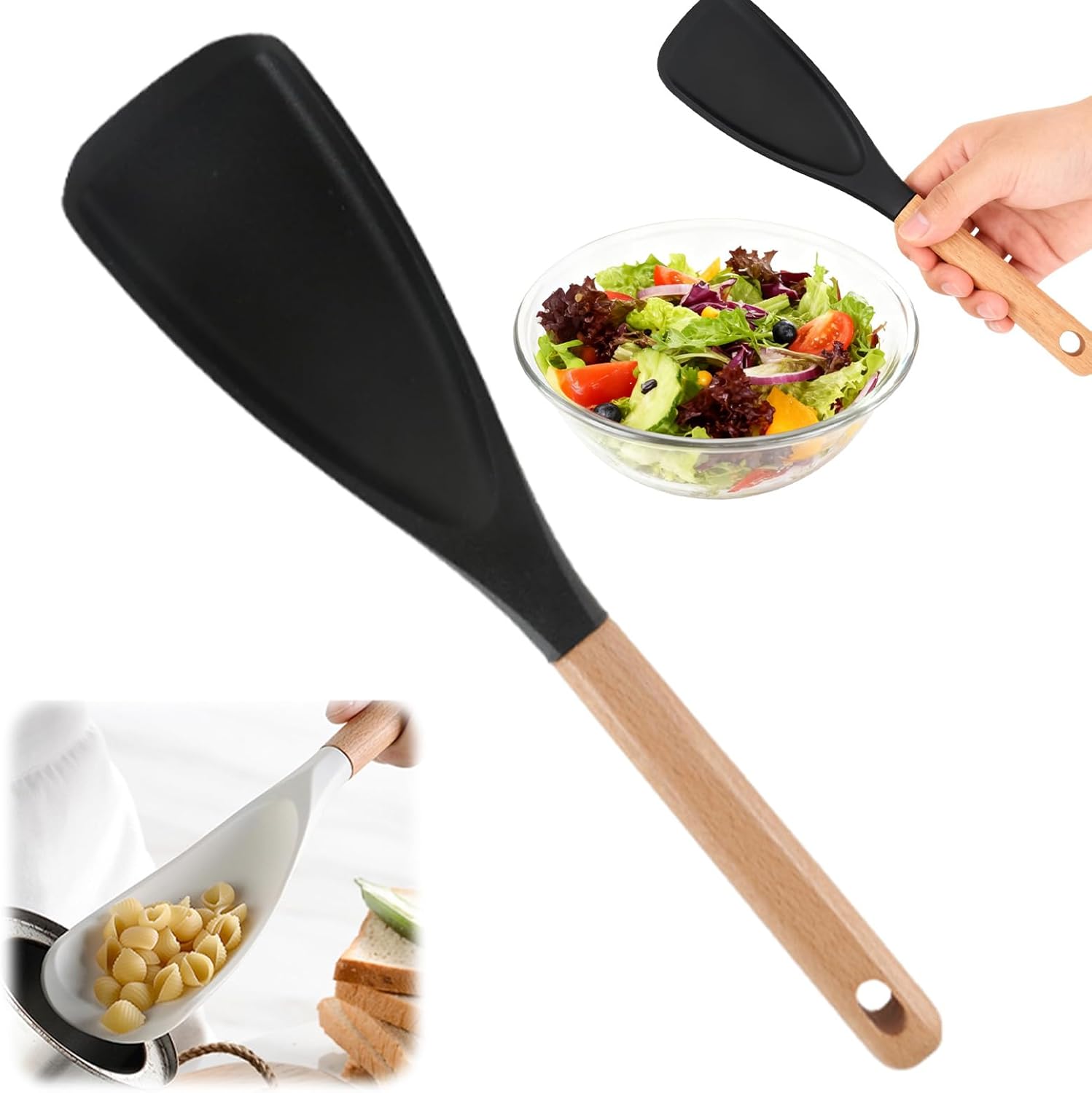 Multifunction Spatula Spoon, Great for Both Cooking and Serving Durable ...