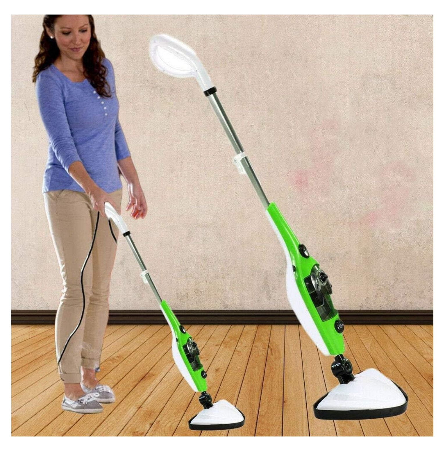 Multifunction Spray Mop Steam Cleaner 10 in 1 Hand Steamer Floor Carpet