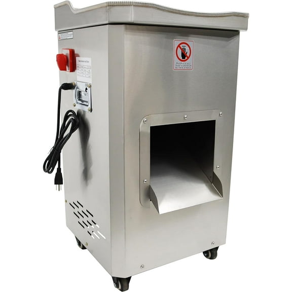 Multifunction Stainless Commercial Electric Meat Slicer Vertical Meat Cutter Machine with 5mm Blade 660lbs/h